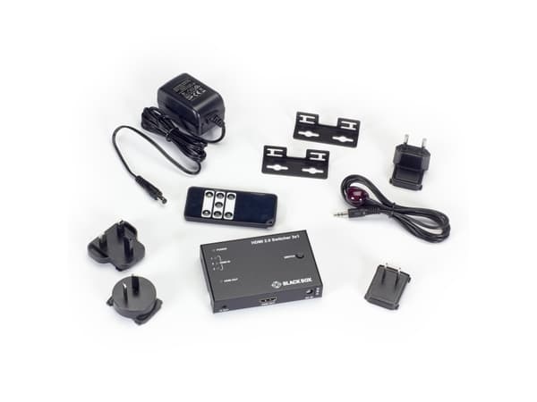 Black Box VSW-HDMI2-3X1 - Video/audio switch - 3 x HDMI - stasjonær