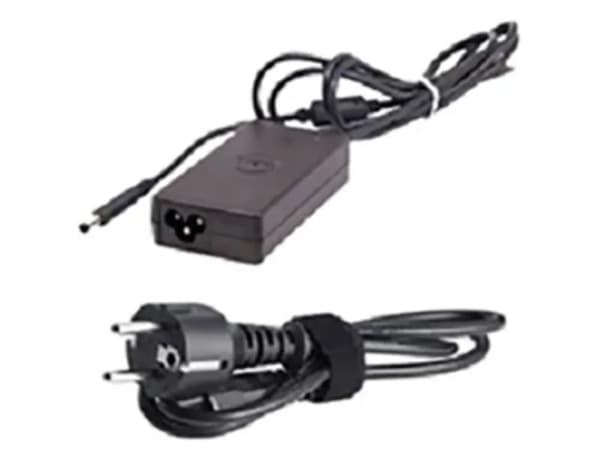Dell AC Adapter - Strömadapter - 45 Watt - Europa - för Inspiron 11 31XX, 13 53XX, 15 3567, 15 55XX, 17 5767, 3452, 3552, 5490; Vostro 15 35XX Svart