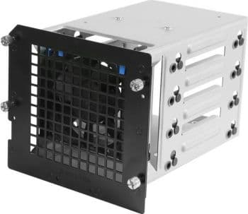 Chenbro Micom 384-10502-2100A0, Full Tower, HDD-bur, Metall, Svart, Sølv, 3.5", 80 mm