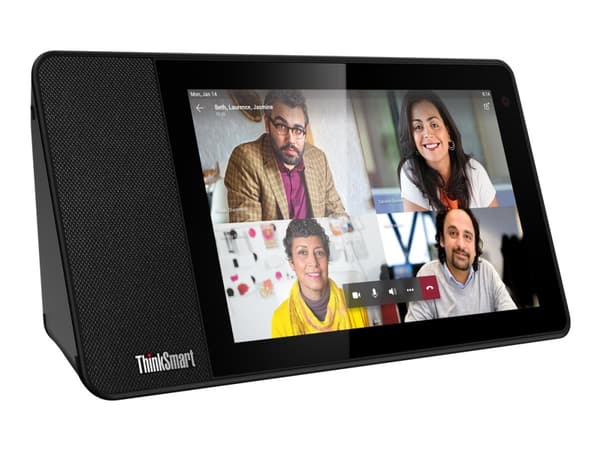 Lenovo ThinkSmart View - Smart display - LCD 8" - trådløs - Wi-Fi, Bluetooth - 10 watt - forretningssvart