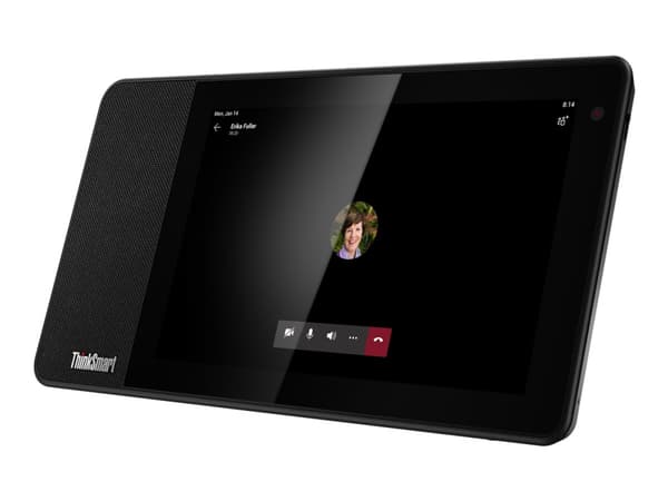 Lenovo ThinkSmart View - Smart display - LCD 8" - trådløs - Wi-Fi, Bluetooth - 10 watt - forretningssvart