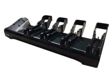 Zebra 4-Slot Charge Only Cradle - Håndholdt ladeholder - utgangskontakter: 4 - for Zebra ET51, ET51 Integrated Scanner Kit, ET56, ET56 Enterprise Tab