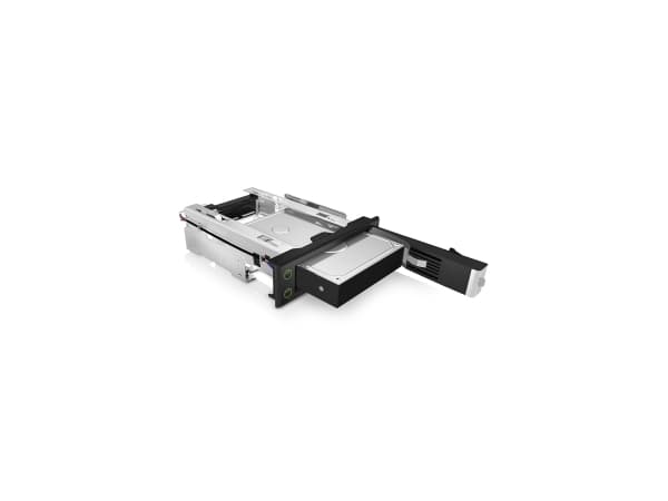 ICY BOX IB-166SSK-B - Bevegelig lagerrack - 3.5" - svart