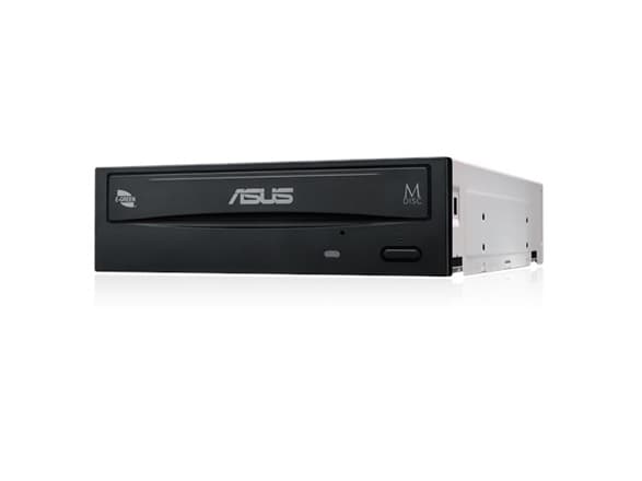 ASUS DRW-24D5MT, Musta, Pysty/vaaka, Työpöytä, DVD Super Multi-DL, SATA, CD, CD-R, CD-ROM, CD-RW, DVD, DVD+R, DVD+R DL, DVD+RW, DVD+RW DL, DVD-R, DVD