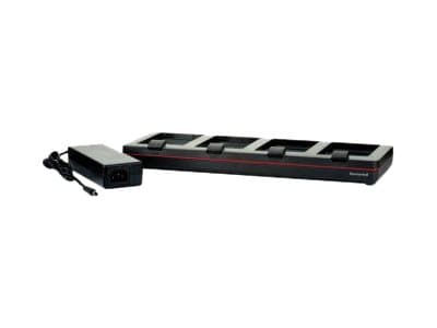Honeywell Quad Battery Charger - Standard - batterilader - utgangskontakter: 4 Sort