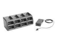 Zebra 8-Slot Battery Charger Kit - Strømadapter og batteriopplader
