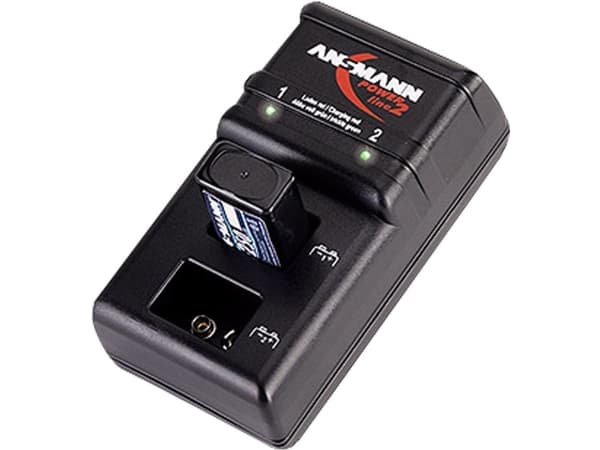 ANSMANN POWERline 2 - Batterilader - (for 2x9V) - 75 mA - Europa