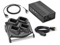Zebra SAC9000-400CES, Zebra MC9100/ MC9200, Musta, Sisätilan akkulaturi, 1 kpl, AC