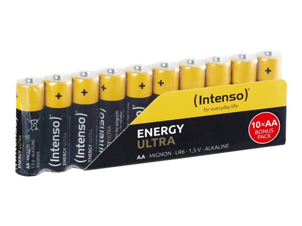Intenso Energy Ultra Bonus Pack - Batteri 10 x AA / LR6 - Alkalisk - 2600 mAh