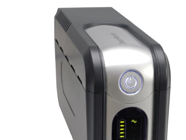 ROLINE DesignSecure 825 - UPS - AC 230 V - 825 VA - svart, sølv