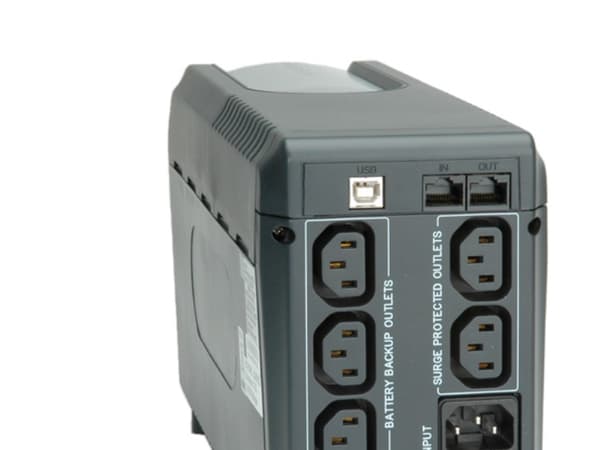 ROLINE DesignSecure 825 - UPS - AC 230 V - 825 VA - svart, sølv
