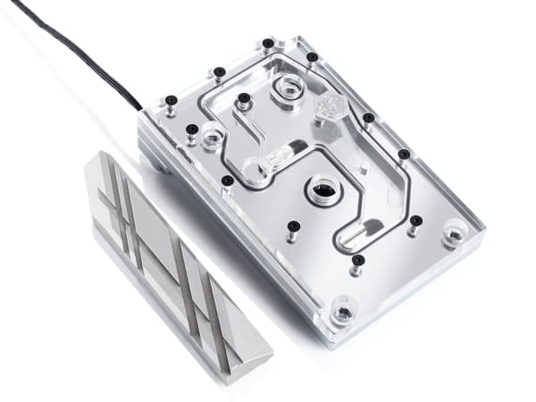 Bitspower Monoblock für ASRock X399M Taichi RGB Nickel - Acryl, Hopea, Läpikuultava, Vesiblokki, Nestemäinen, Akryyli, Kupari, 1/4", ASROCK X399M Tai
