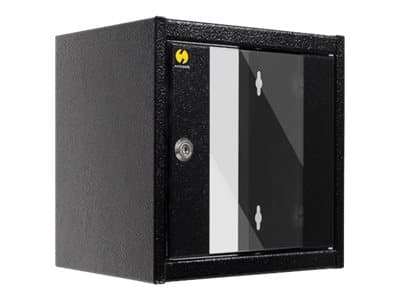 Netrack - Rack skap - veggmonterbar - koksgrå - 4.5U - 10"/19"