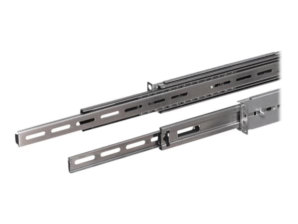 Netrack - Monteringsskinner for rack - sølv - 4U - 19"