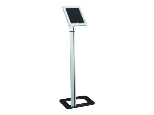 TECHly Np - Ställ - för surfplatta - låsbar - plast, aluminium - silver - skärmstorlek: 9.7"-10.1" - monteringsgränssnitt: 75 x 75 mm - golvstående