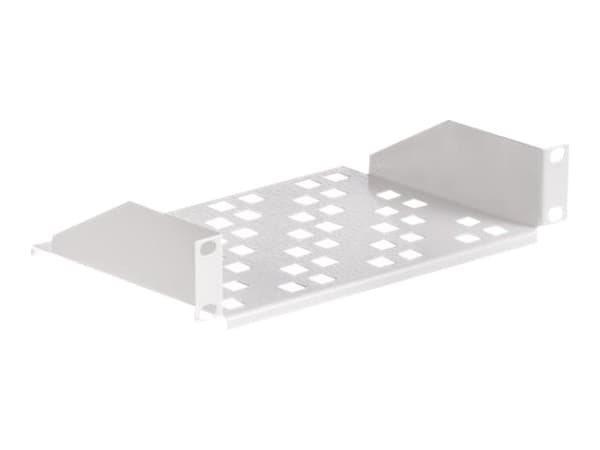 Netrack - Hylla för rack - grå, RAL 7035 - 1U - 19"