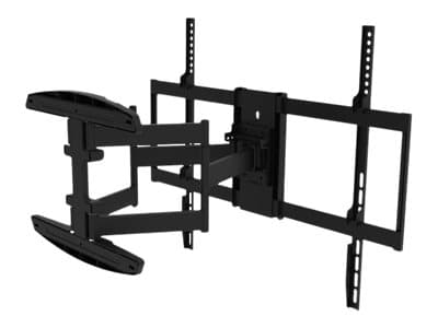 libox DUBAJ - Fäste - dubbelarm som kan justeras i hela rörelsen - för LCD-TV - stål - svart - skärmstorlek: 32"-70" - monteringsyta: 600 x 900 mm -