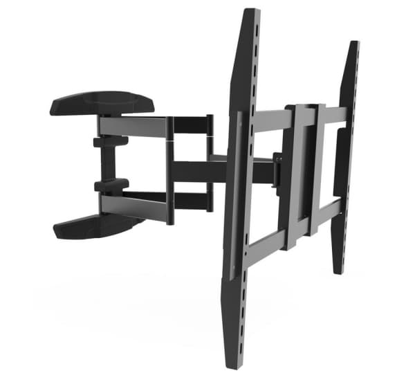 libox DUBAJ - Fäste - dubbelarm som kan justeras i hela rörelsen - för LCD-TV - stål - svart - skärmstorlek: 32"-70" - monteringsyta: 600 x 900 mm -