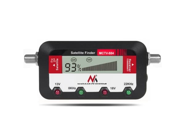 Maclean MCTV-884, 75 ohm (O), LCD, 950000 - 2150000 Hz