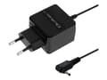 Miniatyrbilde 1 av 5: Qoltec - Strømadapter - AC 220-240 V - 18 watt - svart - for Acer ICONIA Tab A100, A101, A500, A501, W500, W500P, W501, W501P