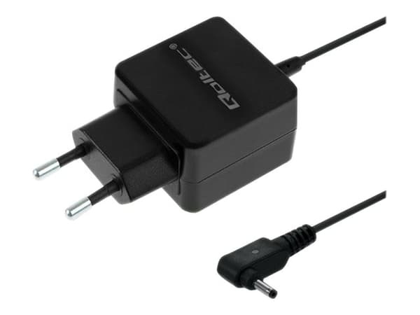 Qoltec - Strømadapter - AC 220-240 V - 18 watt - svart - for Acer ICONIA Tab A100, A101, A500, A501, W500, W500P, W501, W501P Sort