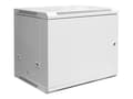 Miniatyrbild 1 av 5: DIGITUS Professional DN-W19 09U/450/MD - Skåp - väggmontering - grå, RAL 7035 - 9U - 19"