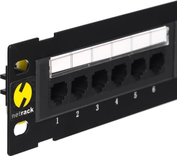 Netrack - Rack skåp - väggmontering - grå - 6U - 19"