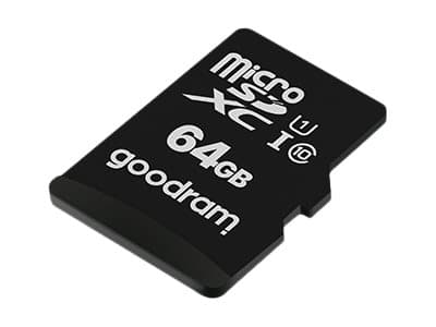 GOODRAM M1AA - Flash-muistikortti (SD-sovitin sisältyy) - 64 GB - UHS-I U1 / Class10 - microSDXC UHS-I