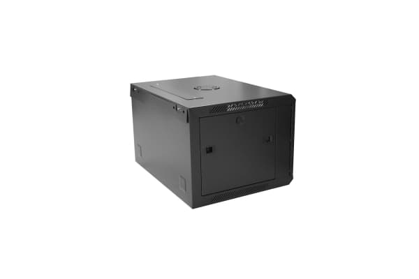 Digitus DN-W19 06U/450/B, Veggmonterbar hylle, 6U, 60 kg, Nøkkellås, Sort