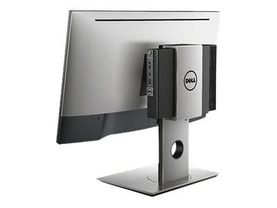 Dell Micro Form Factor All-in-One Stand MFS18 - Ställ - för skärm/mini-PC - skärmstorlek: 19"-27" - monteringsgränssnitt: 100 x 100 mm - skrivbord -