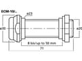 Miniatyrbilde 2 av 5: Monacor ECM-10/SW, 110 dB, 30 - 17000 Hz, 300 O, Retningsuavhengig, Koblet med ledninger (ikke trådløs), XLR-3