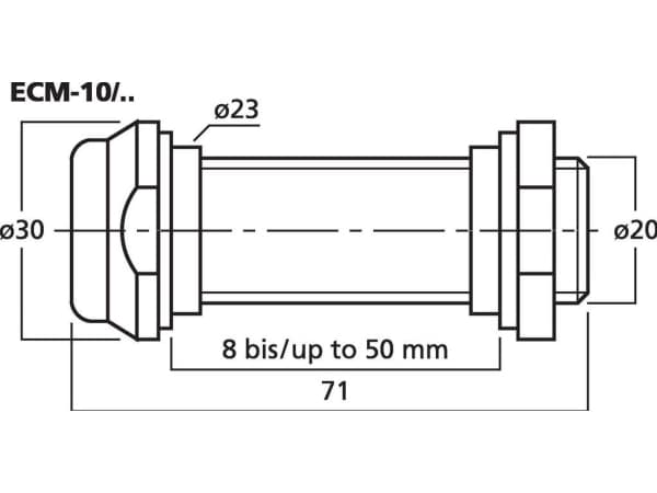 Monacor ECM-10/SW, 110 dB, 30 - 17000 Hz, 300 O, Retningsuavhengig, Koblet med ledninger (ikke trådløs), XLR-3