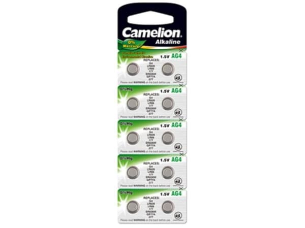 Camelion AG4-BP10 - Batteri 10 x LR66 - Alkalisk - 18 mAh