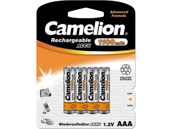 Camelion - Batteri 4 x AAA - NiMH - (oppladbart) - 1100 mAh
