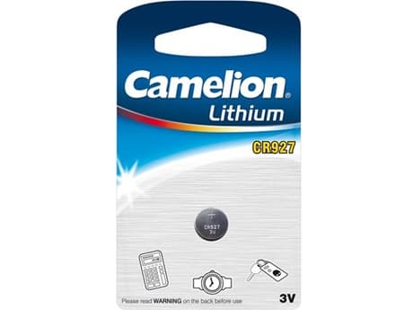 Camelion CR927-BP1, Kertakäyttöinen akku, CR927, Alkali, 3 V, 1 kpl, 30 mAh