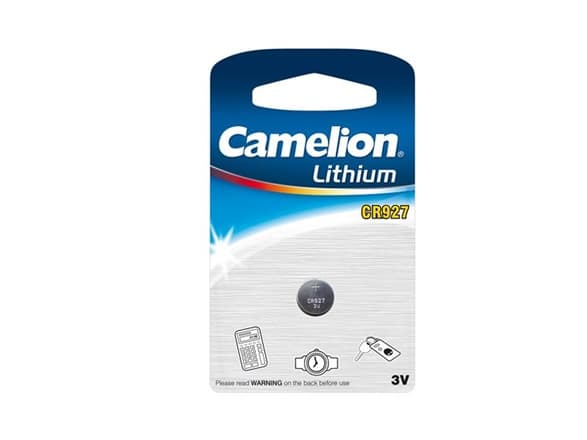 Camelion CR927-BP1, Kertakäyttöinen akku, CR927, Alkali, 3 V, 1 kpl, 30 mAh