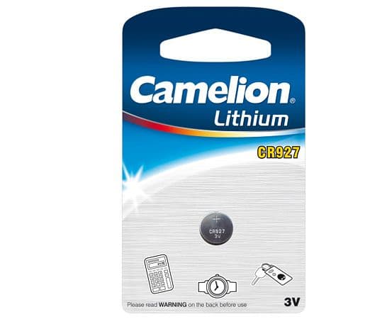 Camelion CR927-BP1, Kertakäyttöinen akku, CR927, Alkali, 3 V, 1 kpl, 30 mAh