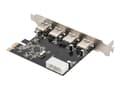 Miniatyrbild 1 av 5: DIGITUS - USB-adapter - PCIe 2.0 - USB 3.0 x 4