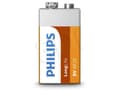 Miniatyrbild 4 av 5: Philips LongLife 6F22L1B - Batteri 9V - Kolzink