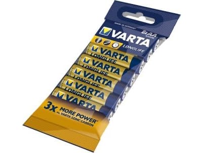 Varta Longlife Extra AA, Engangsbatteri, Alkalinsk, 1,5 V, 23 g, AA/MIGNON/LR6