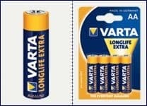 Varta Longlife Extra AA, Engangsbatteri, Alkalinsk, 1,5 V, 23 g, AA/MIGNON/LR6