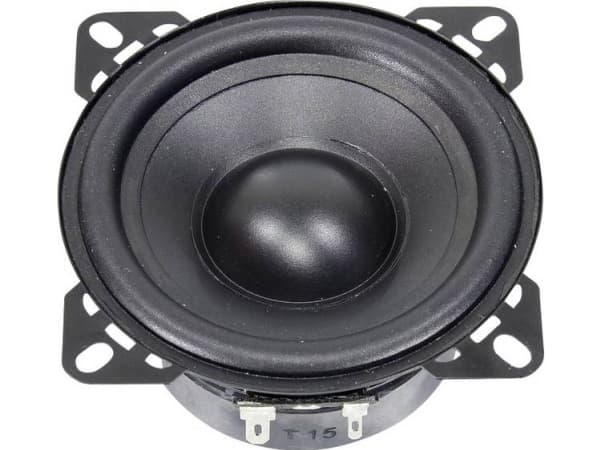Visaton KT 100 V, Basshøyttaler-driver, 25 W, Rund, 40 W, 4 O, 32 - 9500 Hz