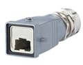 Miniatyrbilde 3 av 5: BTR E-DAT Industry IP67 V5 metal plug housing - Kontaktdeksel - grå