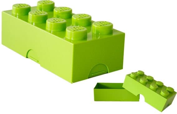 LEGO Lunch Box 8 - Matlagringsbeholder - mørk grønn