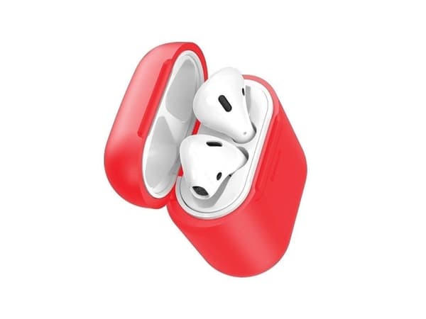 Baseus-deksel (WIAPPOD-09) AirPods 2/AirPods 1 rød