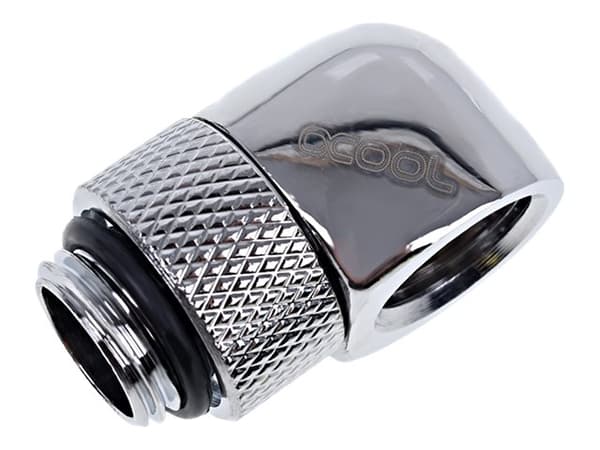 Alphacool Eiszapfen Connector Series L-connector - Armatur for væskekjølesystem - krom