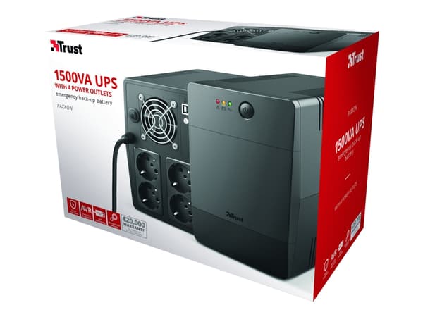 Trust Paxxon 1,5kVA 900W 220V 240V 50Hz 162V