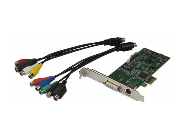 StarTech.com PCIe Video Capture Card - 1080P at 60 FPS - HDMI / VGA / DVI / Component - PC Capture Card - Internal Capture Card (PEXHDCAP60L2) - Vide