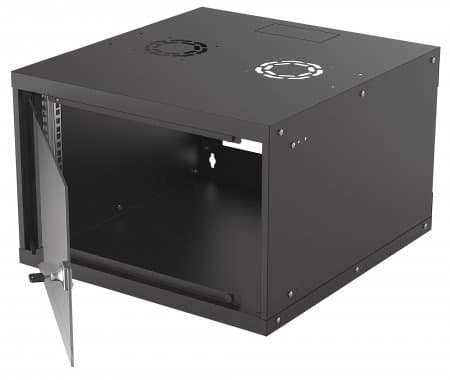 Intellinet 714785, Väggmonterad rack, 6U, 50 kg, 11 kg, Svart