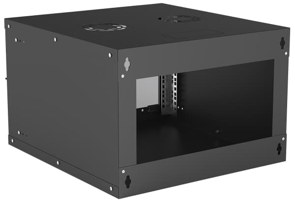Intellinet 714785, Väggmonterad rack, 6U, 50 kg, 11 kg, Svart